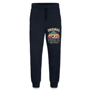mai 1965 – Légende des sommets et montagnes - Pantalon de jogging bio décontracté fabriqué en UE - DARK NAVY - Devant