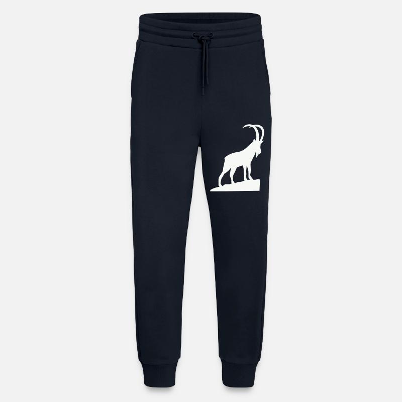 Alpenbock Silhouette - Jogginghose - made by SPREAD - DARK NAVY