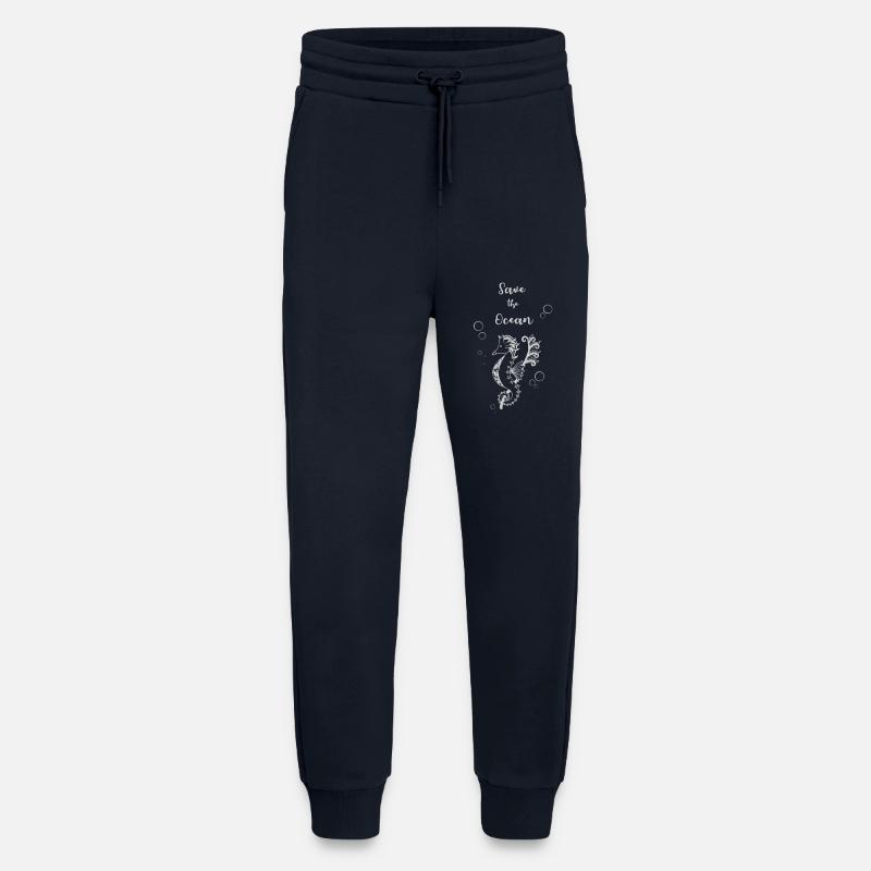 Save the Ocean Seepferdchen - Jogginghose - made by SPREAD - DARK NAVY