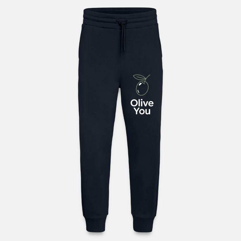 Olive You – Clean Minimal - Jogging Pants - made by SPREAD  - DARK NAVY