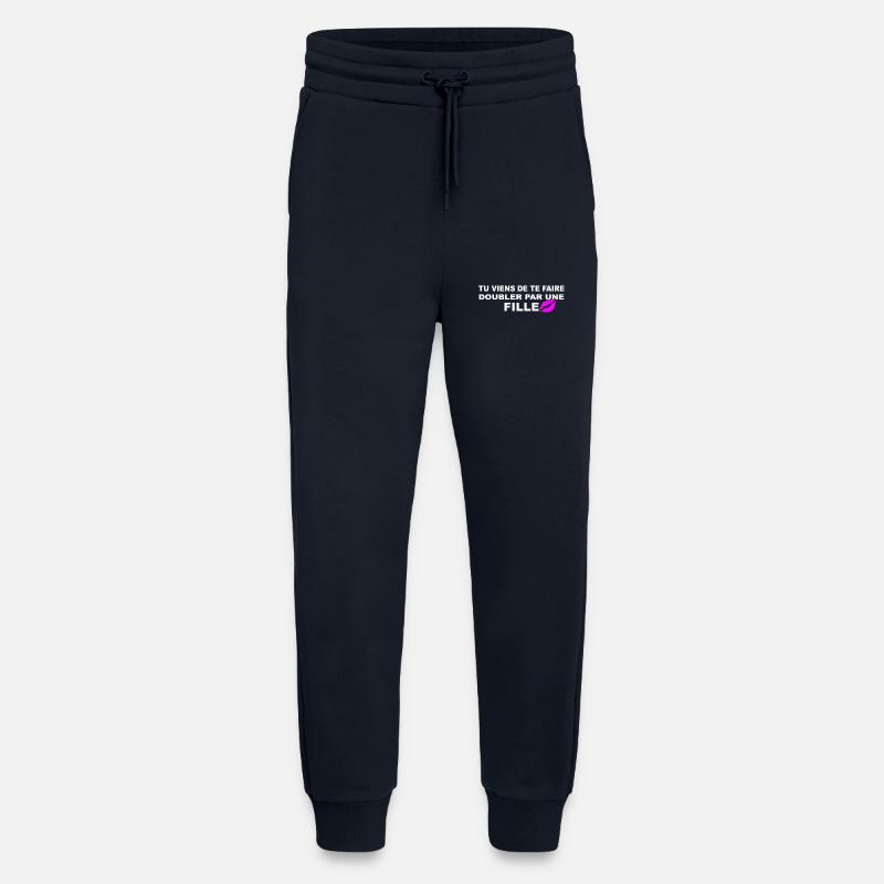 Double down - Jogging Pants - made by SPREAD  - DARK NAVY