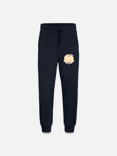 Bébé - Pantalon de jogging bio décontracté fabriqué en UE - DARK NAVY