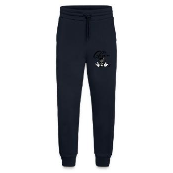 Palefrenier de l’équipe Bräutigam - Pantalon de jogging bio décontracté fabriqué en UE - DARK NAVY - Devant