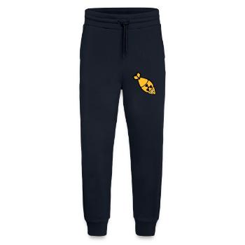 bombarde atomique face à la bombe atomique - Pantalon de jogging bio décontracté fabriqué en UE - DARK NAVY - Devant