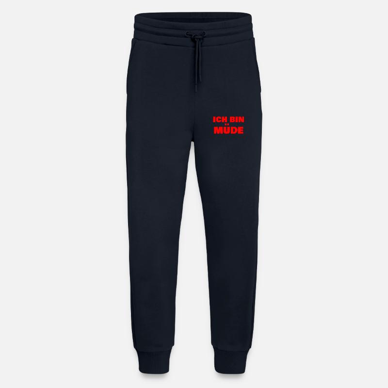 Ich bin Müde - Jogginghose - made by SPREAD - DARK NAVY