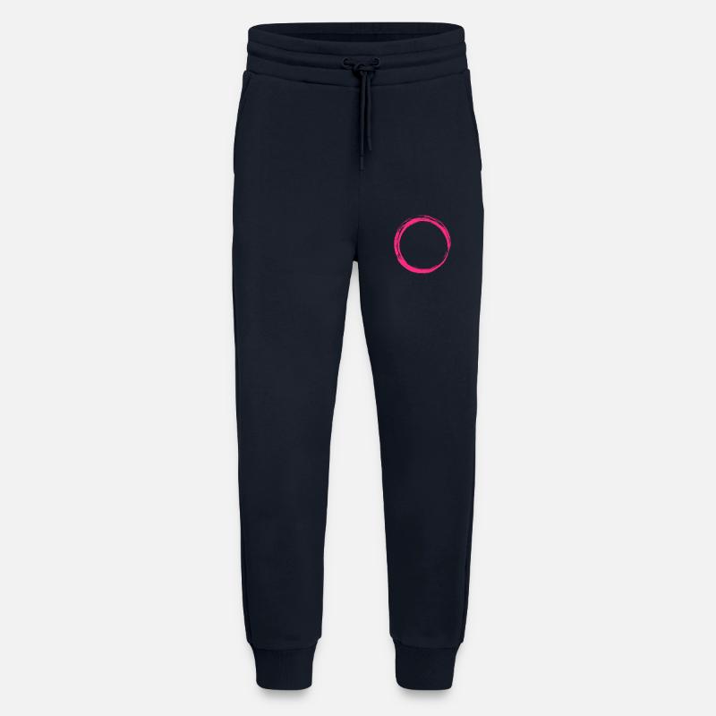 Kreis Symbol Design Rosa - Jogginghose - made by SPREAD - DARK NAVY