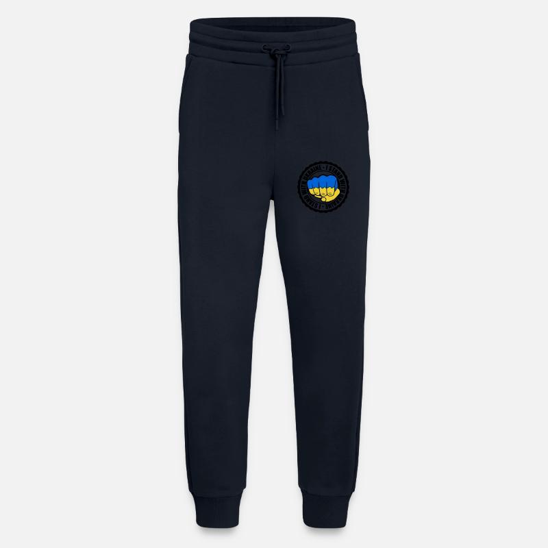 I Stand Ukraine - Jogginghose - made by SPREAD - DARK NAVY