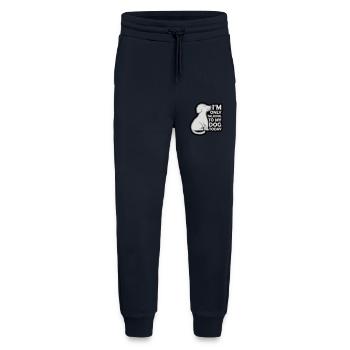 only talking to dog - Jogging Pants - made by SPREAD  - DARK NAVY - Front