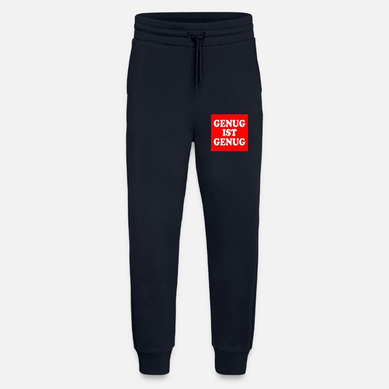 Genug ist genug - Jogginghose - made by SPREAD - DARK NAVY