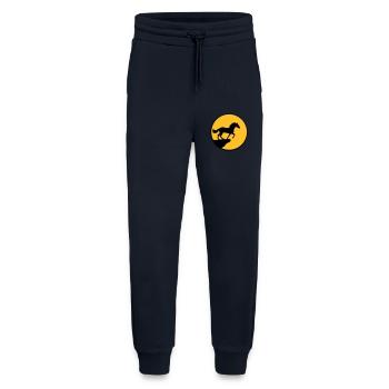 Stehendes Pferd Klippe Mond - Jogginghose - made by SPREAD - DARK NAVY - Vorne