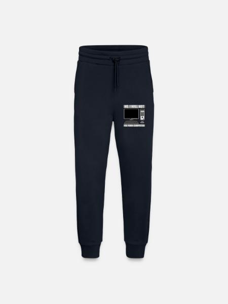 not fix your computer - Jogging Pants - made by SPREAD  - DARK NAVY