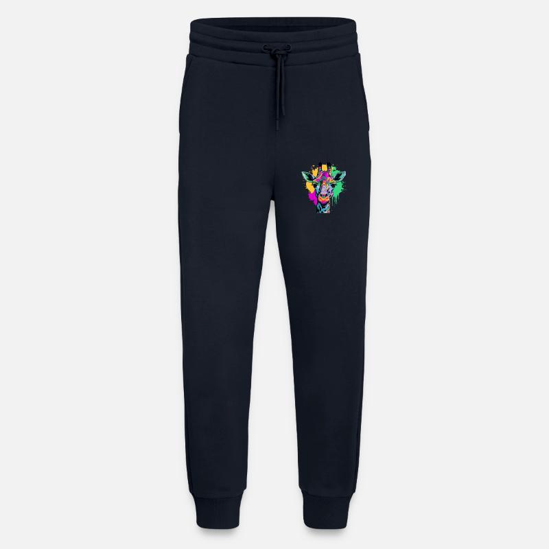 Kunterbunte Giraffe - Jogginghose - made by SPREAD - DARK NAVY