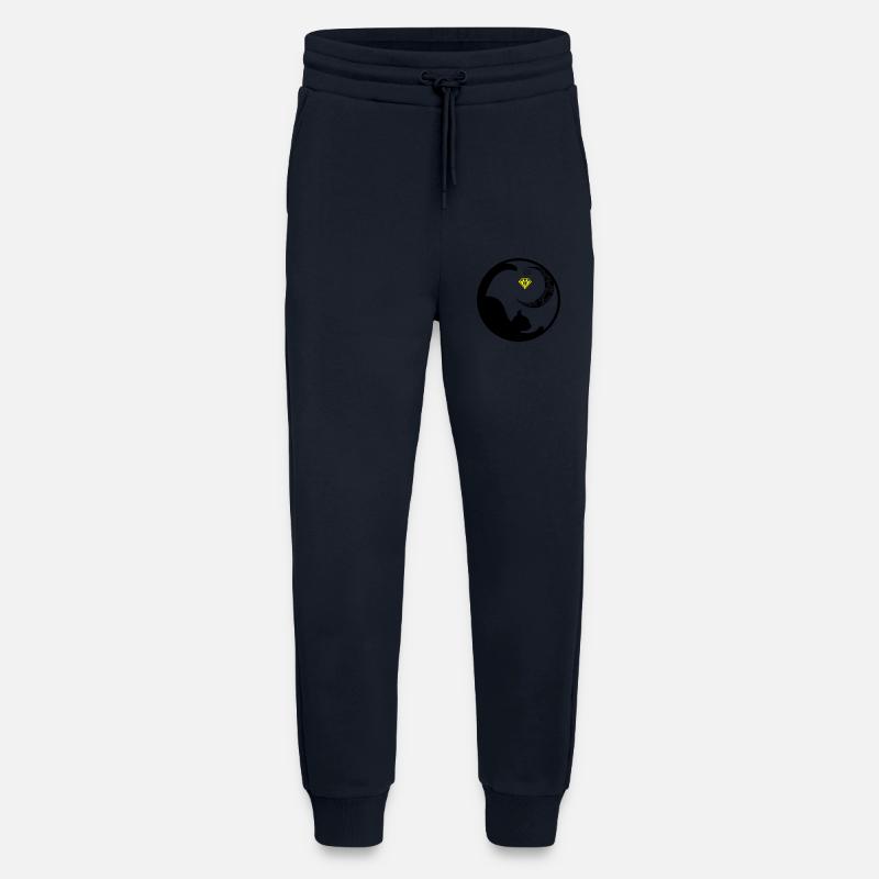 katze mond 02 - Jogginghose - made by SPREAD - DARK NAVY