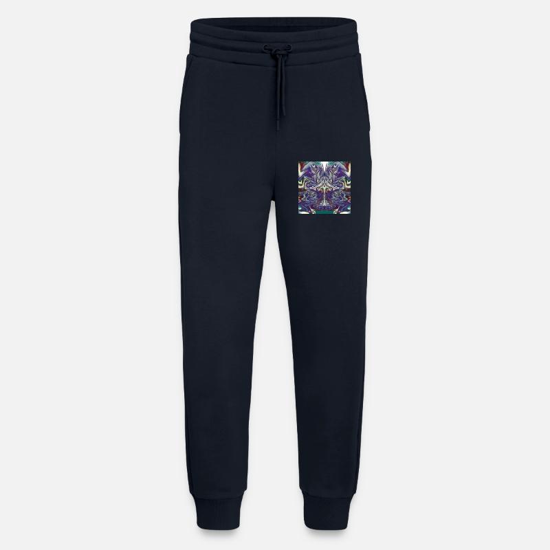 Abstrakte mit ein Stier Muster - Jogginghose - made by SPREAD - DARK NAVY