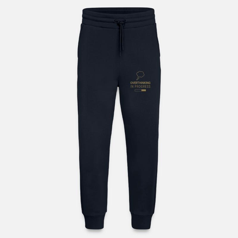 Overthinking in progress - Jogginghose - made by SPREAD - DARK NAVY