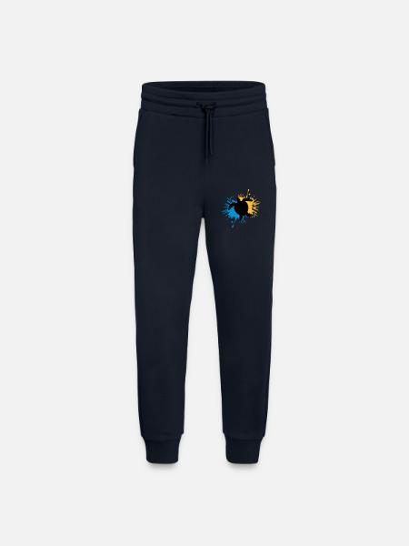 Blob of drops of turtle - Jogging Pants - made by SPREAD  - DARK NAVY