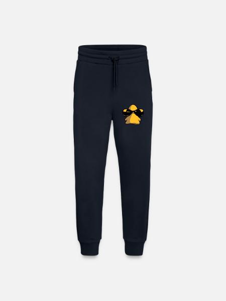 sunglasses_duck - Pantalon de jogging bio décontracté fabriqué en UE - DARK NAVY