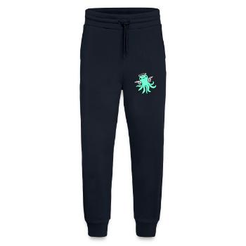 Pieuvre Ailes d’ange Halo Pieuvre volante - Pantalon de jogging bio décontracté fabriqué en UE - DARK NAVY - Devant