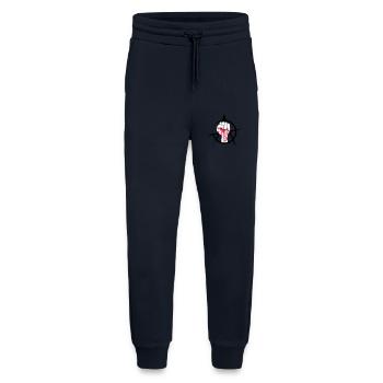 Bloody fist logo - Jogging Pants - made by SPREAD  - DARK NAVY - Front