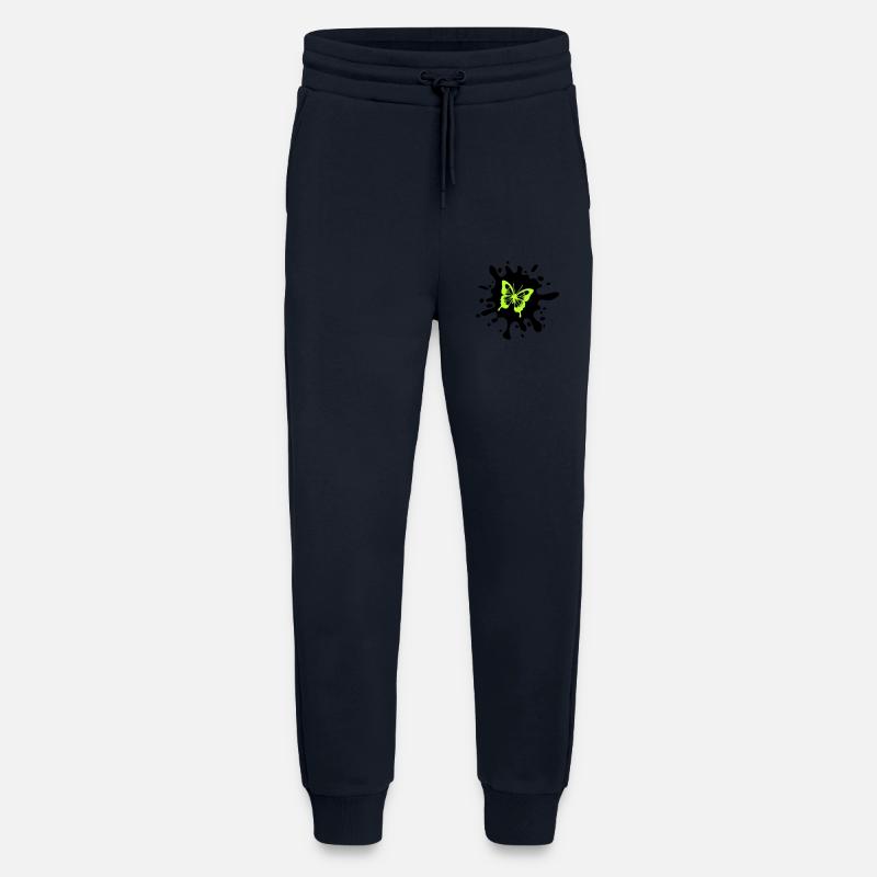 schmetterling farbklecks - Jogginghose - made by SPREAD - DARK NAVY