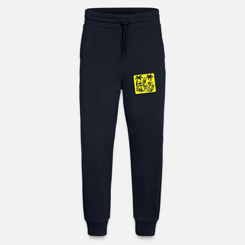 Skelett Urlaub Party Bier - Jogginghose - made by SPREAD - DARK NAVY