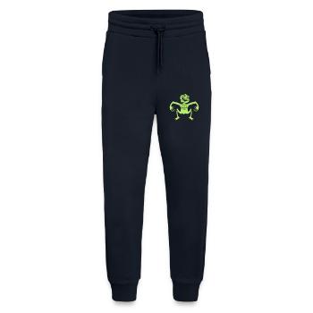 verrueckt daemon gnom klein horror halloween gesic - Jogginghose - made by SPREAD - DARK NAVY - Vorne
