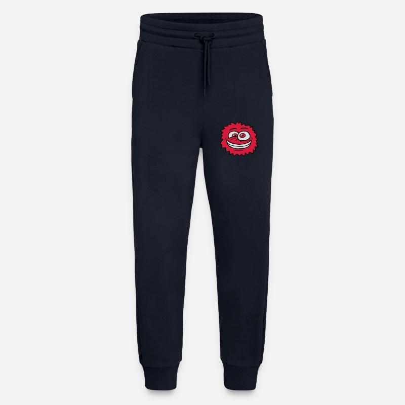 Monster verrücktes Comic Gesicht - Jogginghose - made by SPREAD - DARK NAVY