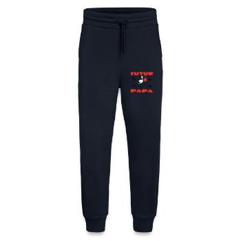 FUTUR PAPA - Pantalon de jogging bio décontracté fabriqué en UE - DARK NAVY - Devant