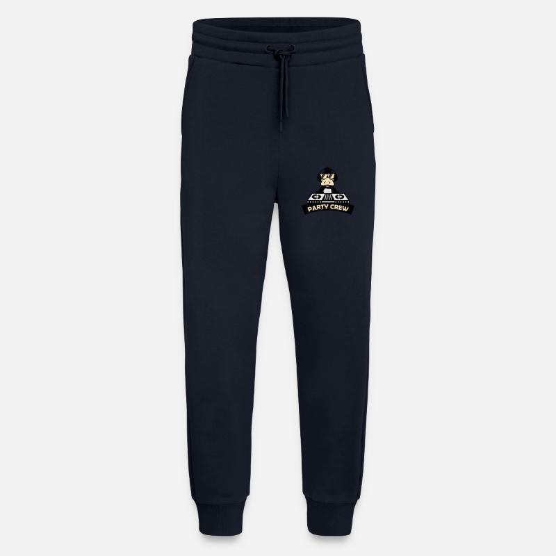 Équipe de fête de canard - Pantalon de jogging bio décontracté fabriqué en UE - DARK NAVY