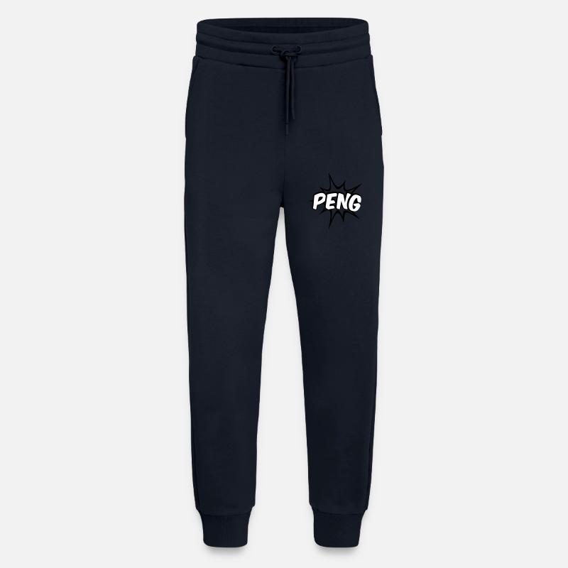 Peng Comic Design - Jogging Pants - made by SPREAD  - DARK NAVY
