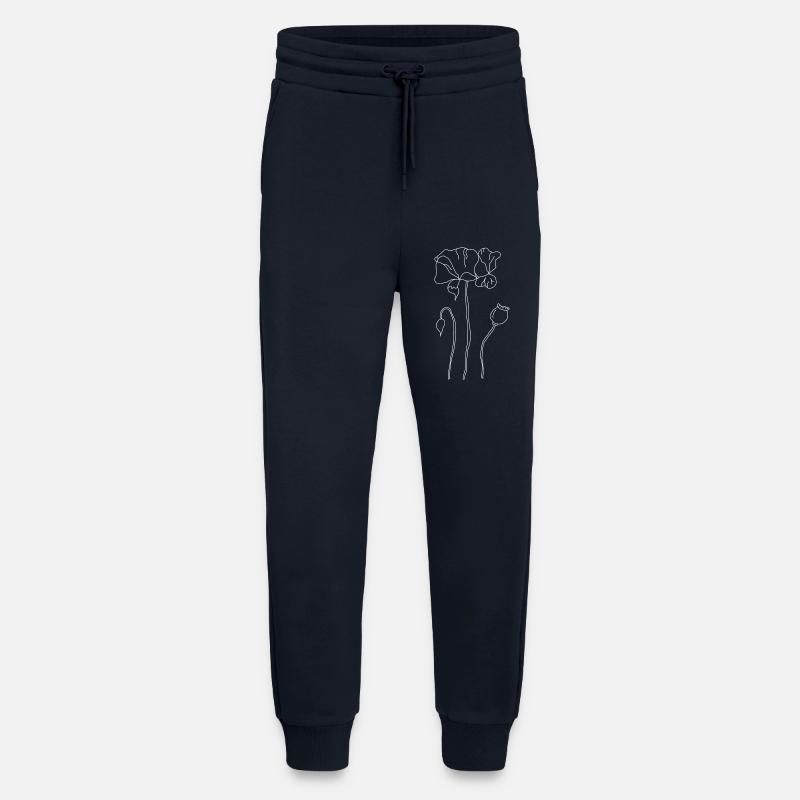 Mohnblume - Jogginghose - made by SPREAD - DARK NAVY