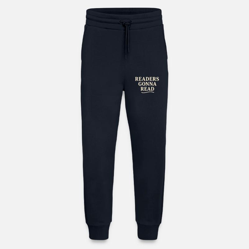 Die Leser werden lesen - Jogginghose - made by SPREAD - DARK NAVY