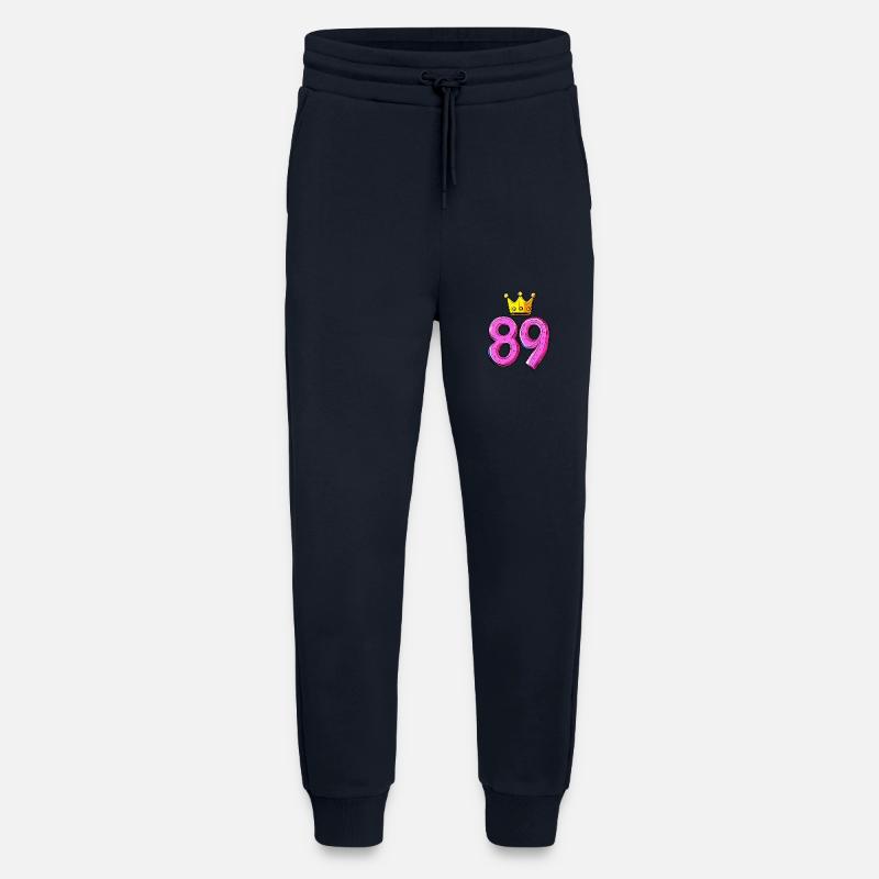 89 Number Jersey Crown - Jogging Pants - made by SPREAD  - DARK NAVY