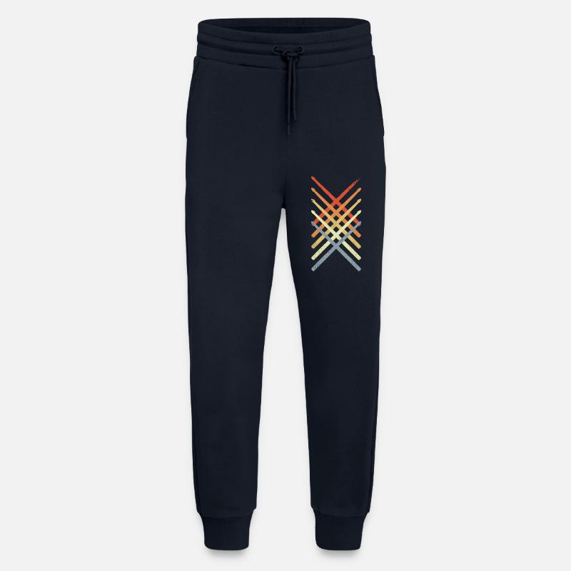 Drumsticks Drawing - Jogging Pants - made by SPREAD  - DARK NAVY
