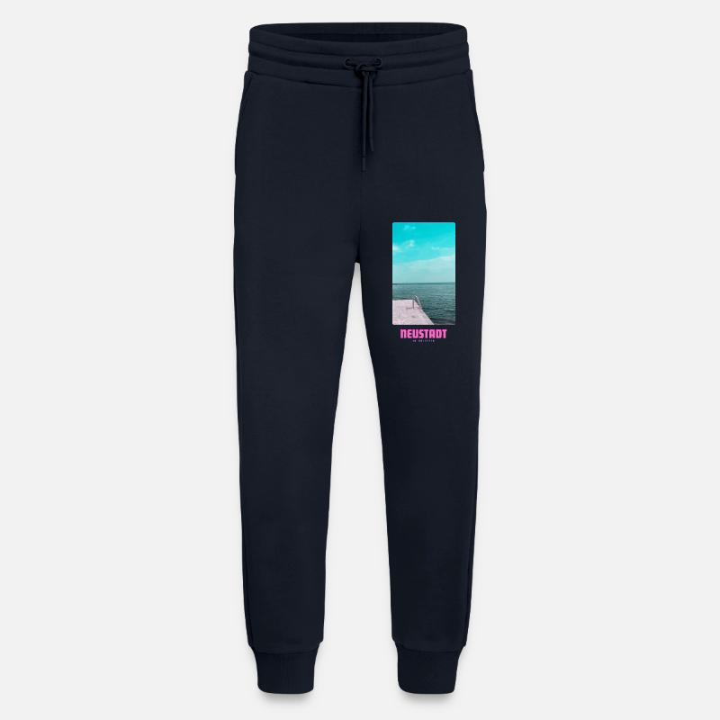Neustadt in Holstein _ Ostsee  - Jogginghose - made by SPREAD - DARK NAVY