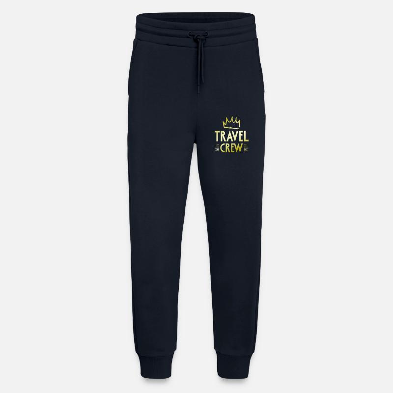 Équipe de voyage - Pantalon de jogging bio décontracté fabriqué en UE - DARK NAVY