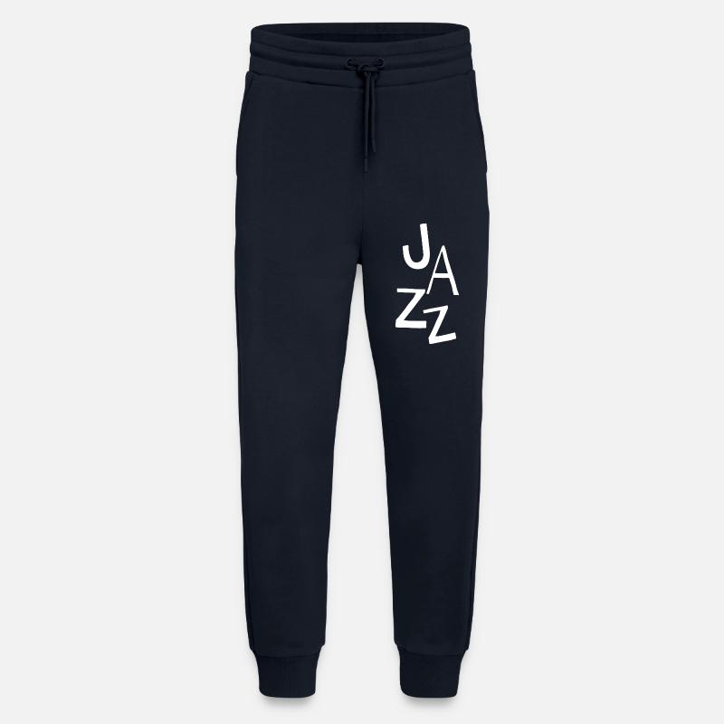 Jazz Typography design - Jogging Pants - made by SPREAD  - DARK NAVY