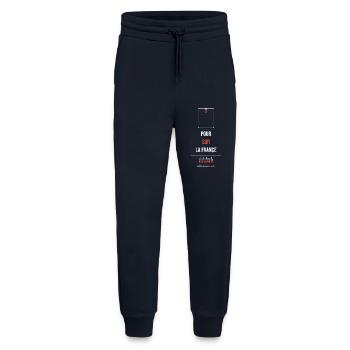 Pour Sur La France Humour Viral Made France - Pantalon de jogging bio décontracté fabriqué en UE - DARK NAVY - Devant