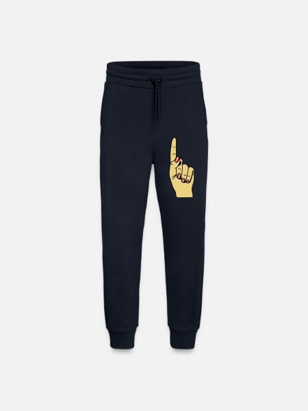 zeigefinger - Jogging Pants - made by SPREAD  - DARK NAVY