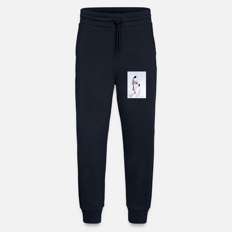 Jesus und Kind - Jogginghose - made by SPREAD - DARK NAVY