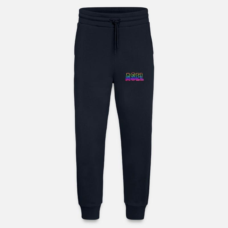 Asel RS Rainbow - Jogging Pants - made by SPREAD  - DARK NAVY