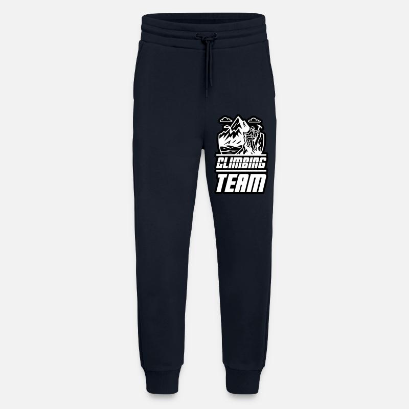 Équipe d’alpinisme - Pantalon de jogging bio décontracté fabriqué en UE - DARK NAVY