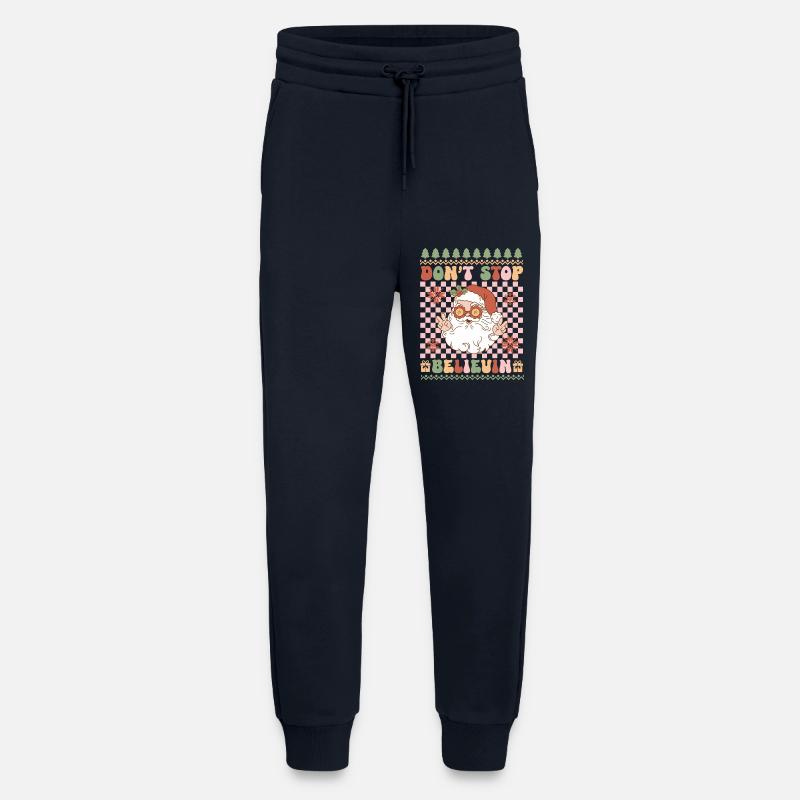 Pull de Noël moche - Pantalon de jogging bio décontracté fabriqué en UE - DARK NAVY