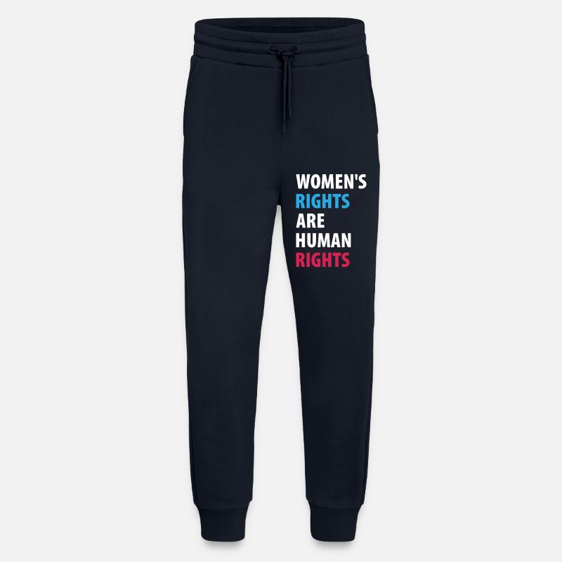 Women's Right Are Human Rights - Jogging Pants - made by SPREAD  - DARK NAVY