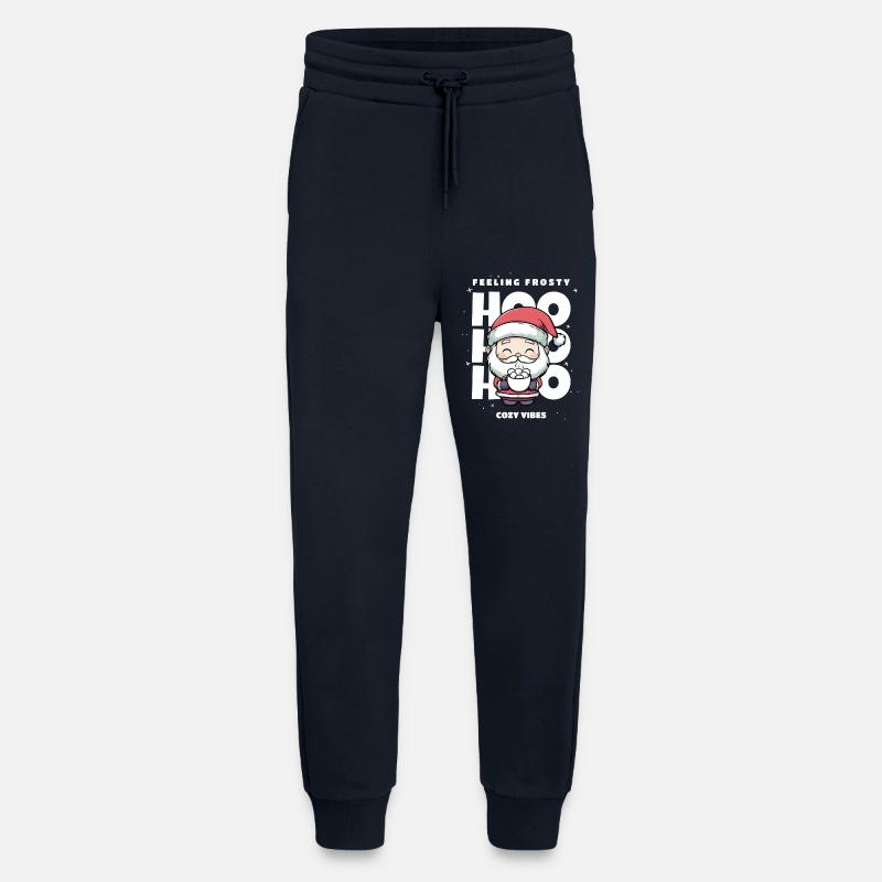 Weihnachten Pullover - Weihnachtsmann, Geschenk - Jogginghose - made by SPREAD - DARK NAVY