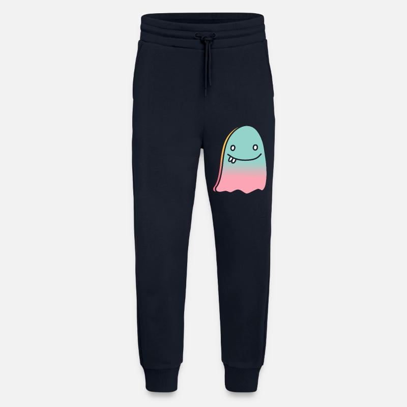 Ghost doodle gradient - Jogging Pants - made by SPREAD  - DARK NAVY