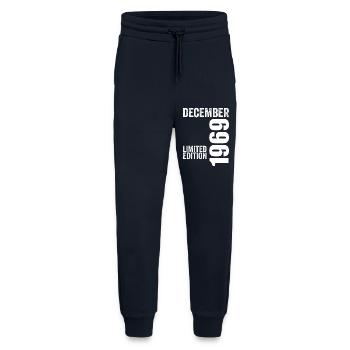 Cadeau Anniversaire Rétro - Décembre 1969 - Pantalon de jogging bio décontracté fabriqué en UE - DARK NAVY - Devant