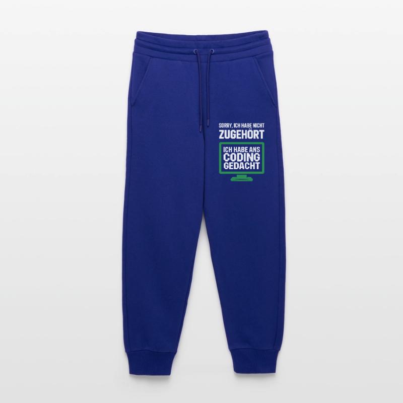 Coding Thought Screen Saying Jogging Pants - made by SPREAD 