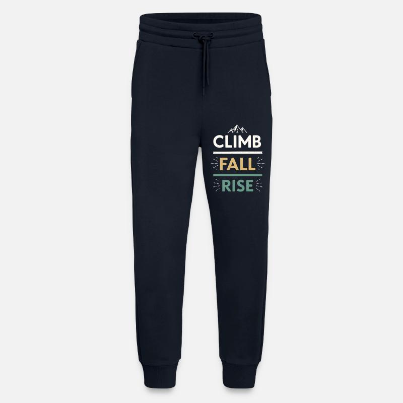 Climbs Falls Raises Mountain - Jogginghose - made by SPREAD - DARK NAVY