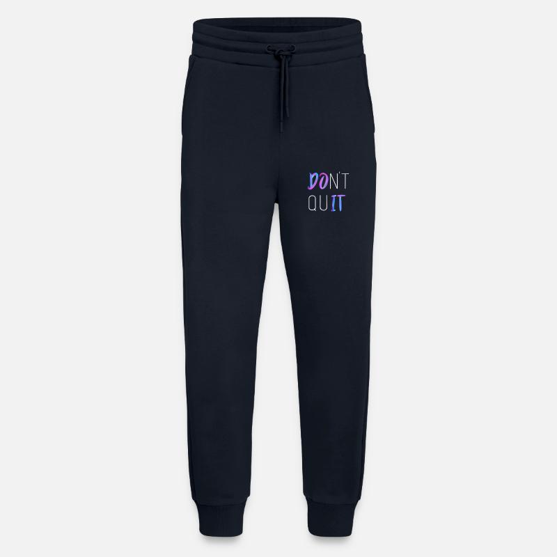 Don't Quit - Jogginghose - made by SPREAD - DARK NAVY